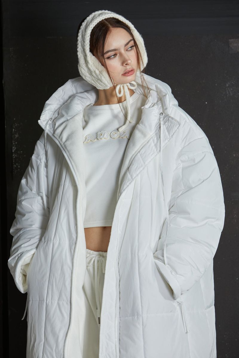 GL LONG PADDING -WHITE