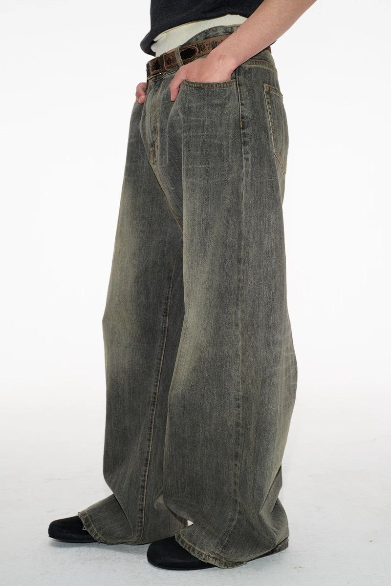 JCAESAR（ジュリウス・シーザー）の「Textured Wide-Leg Jeans（Pants）」