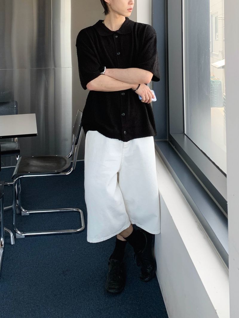Fury Knit Short Sleeve Cardigan 2C