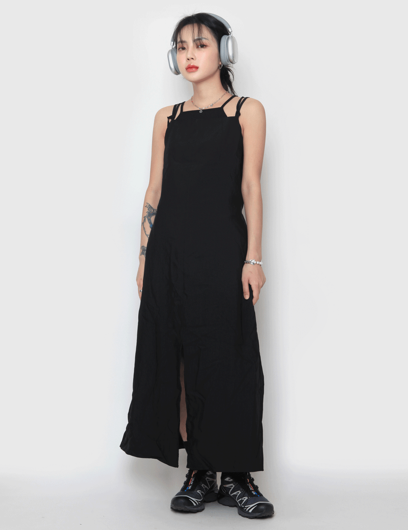 nutellike(ヌテールライク)の「long slit sleeveless dress(Dresses)」