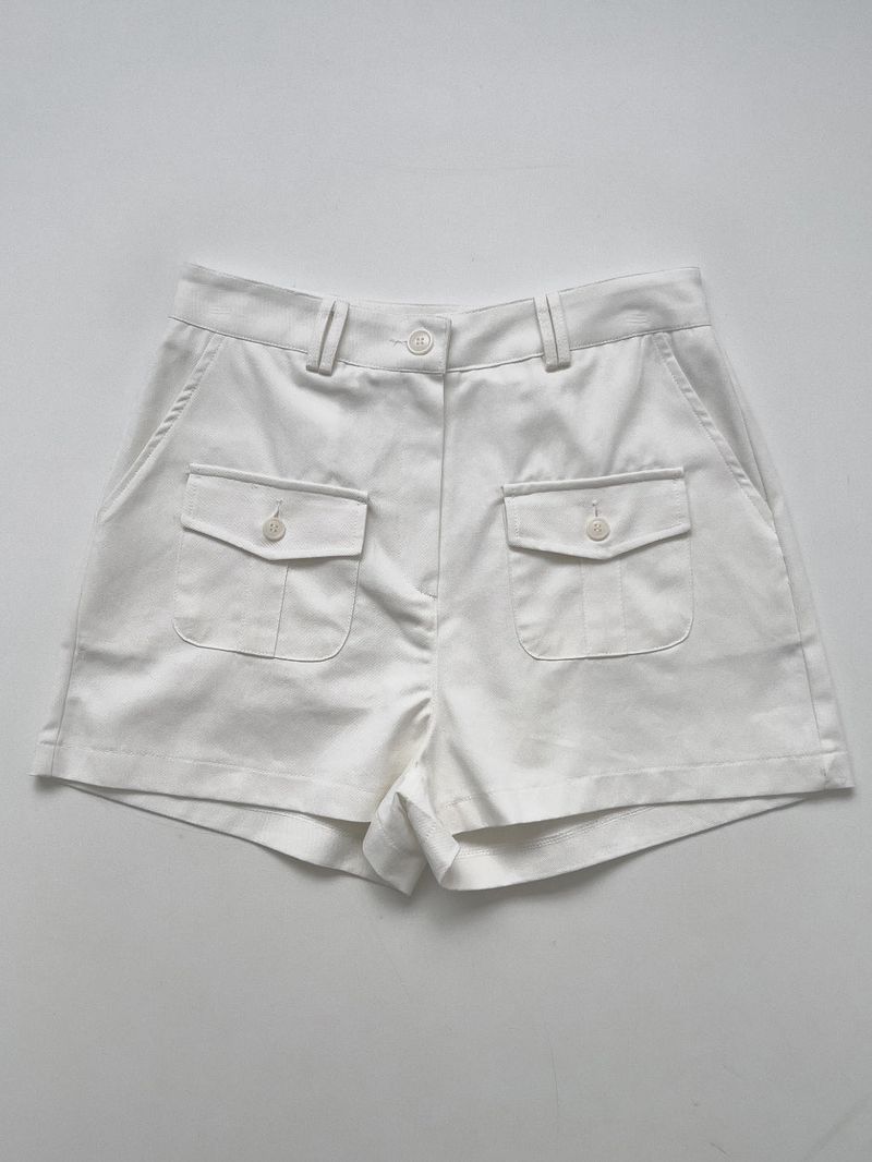Deuan Two-Pocket Cotton Shorts