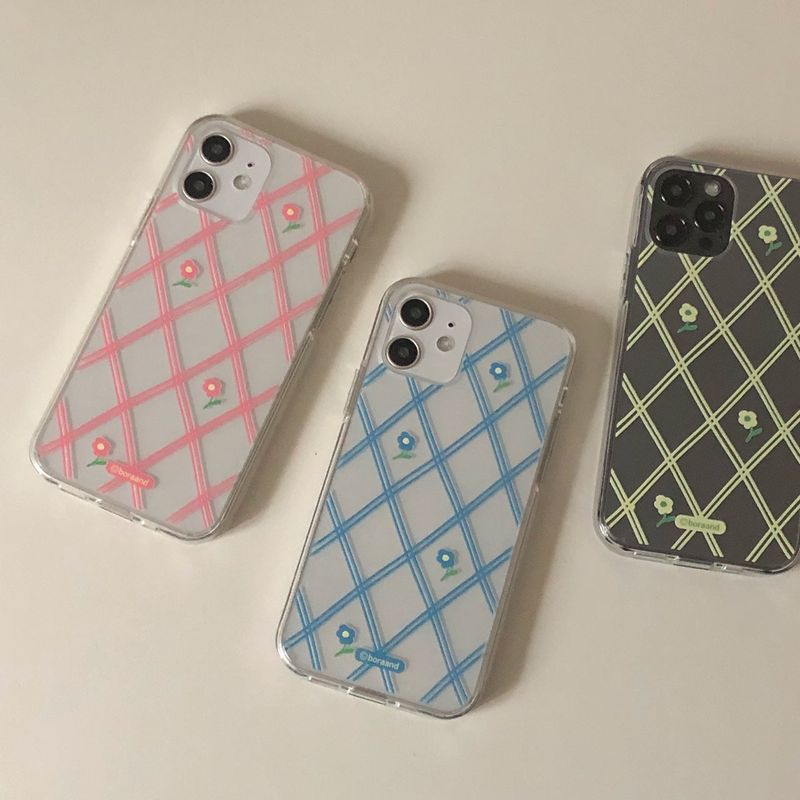 flower check iphone case