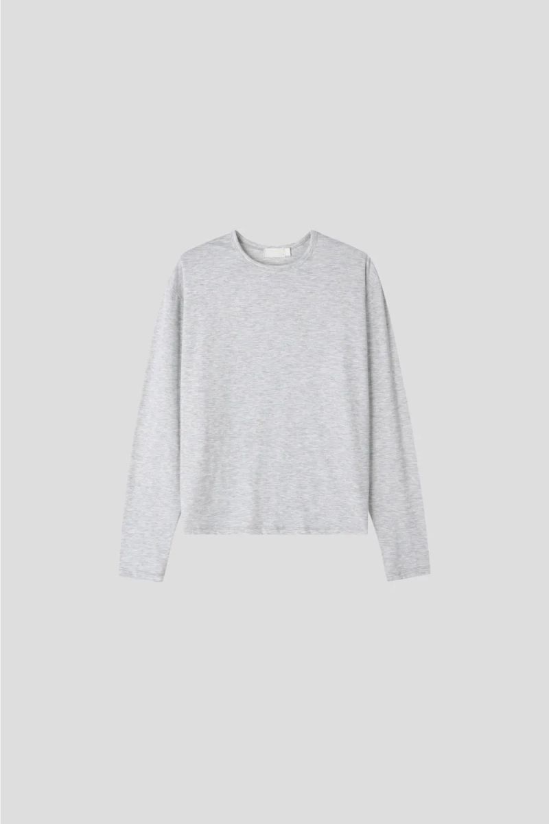 [1+1] LMN Essential Comfort Cotton Long Sleeve T-Shirt (9 colors)