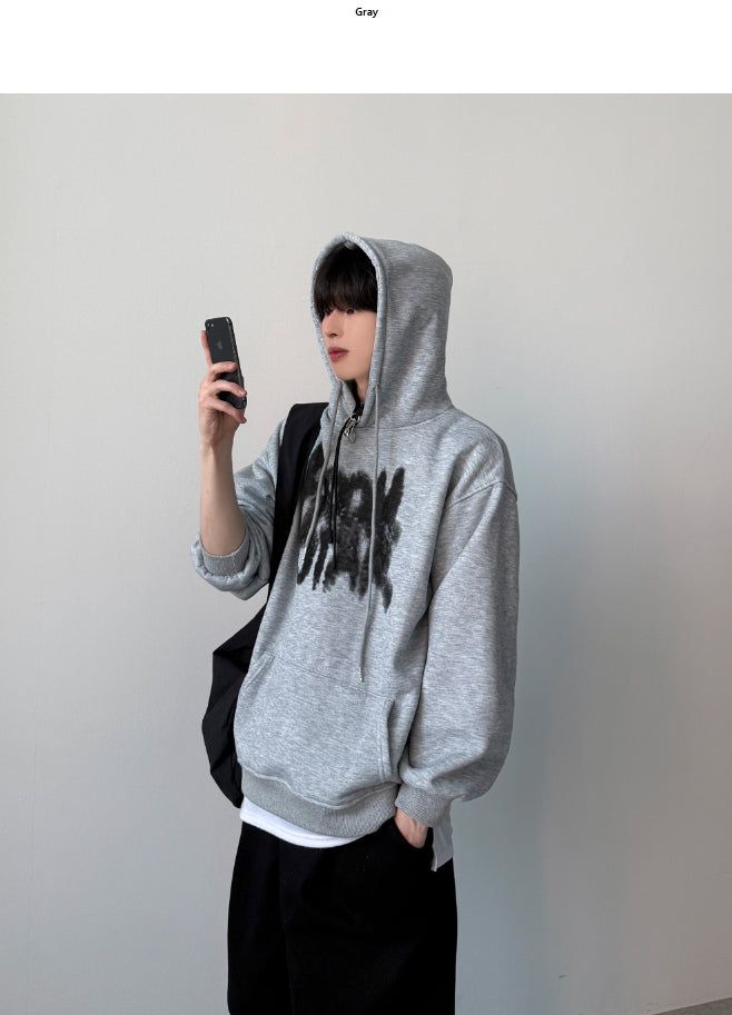 Grab Brushed Over Hoodie
