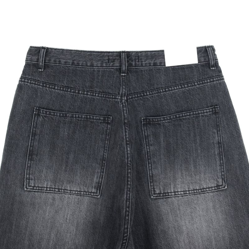 Burnett Double Pintuck Balloon Denim Pants 2C