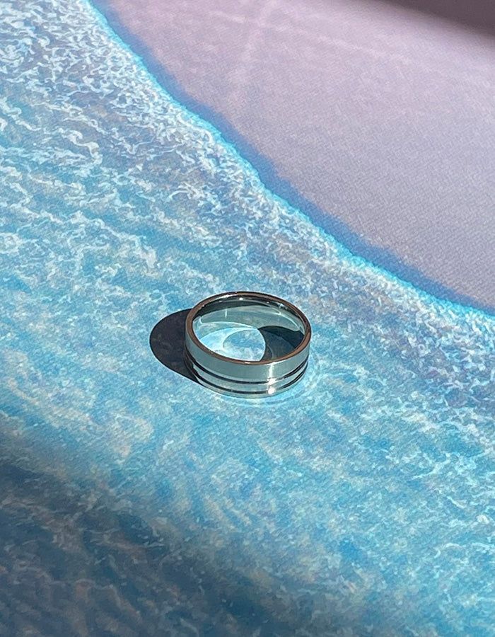 ASCLO(エジュクロ)の「ASCLO Out Line Ring (Silver)(Accessories)」