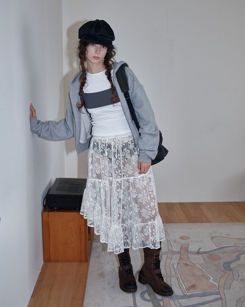 BOHO LACE SKIRT