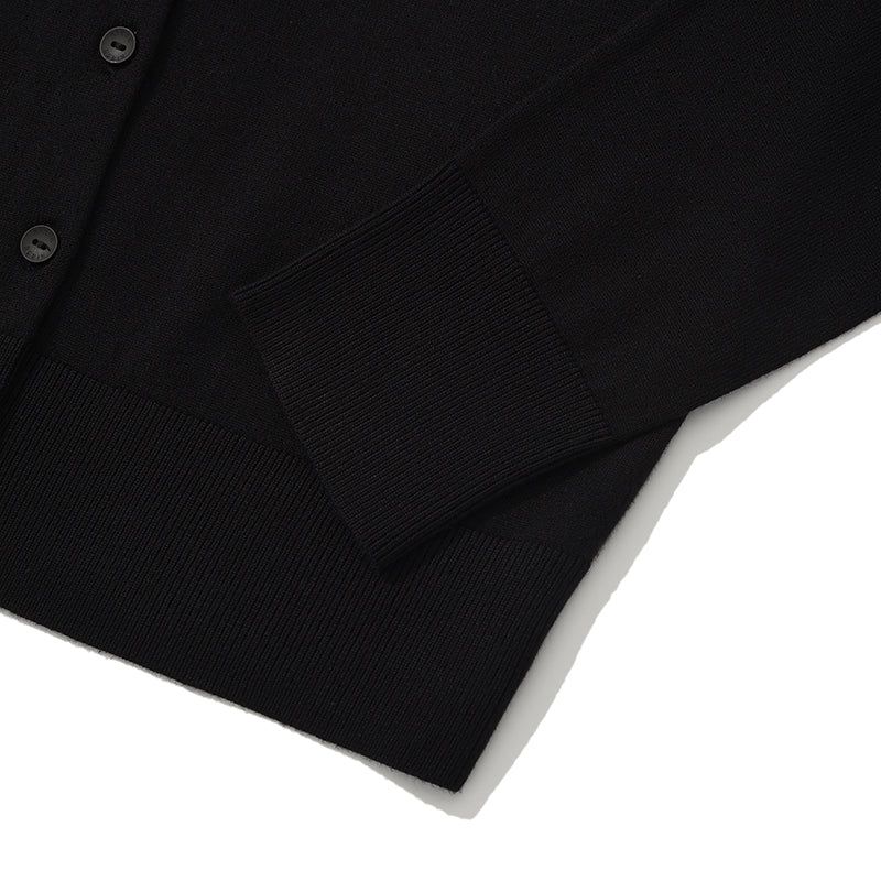 KIRSH PLAIN SOFT TOUCH CARDIGAN [BLACK]