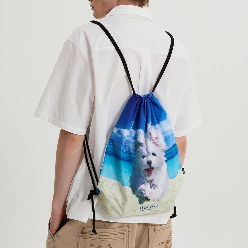 Maltese vacation string bag