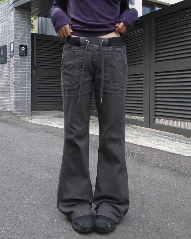 ULAN（ユレン）の「Leend Banding Bootcut Cotton Pants（Pants）」