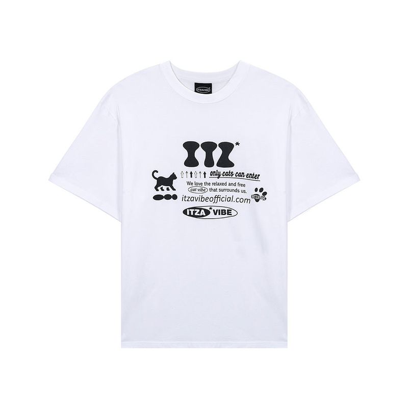 ITZ OFFICIAL LOGO T SHIRT - WHITE