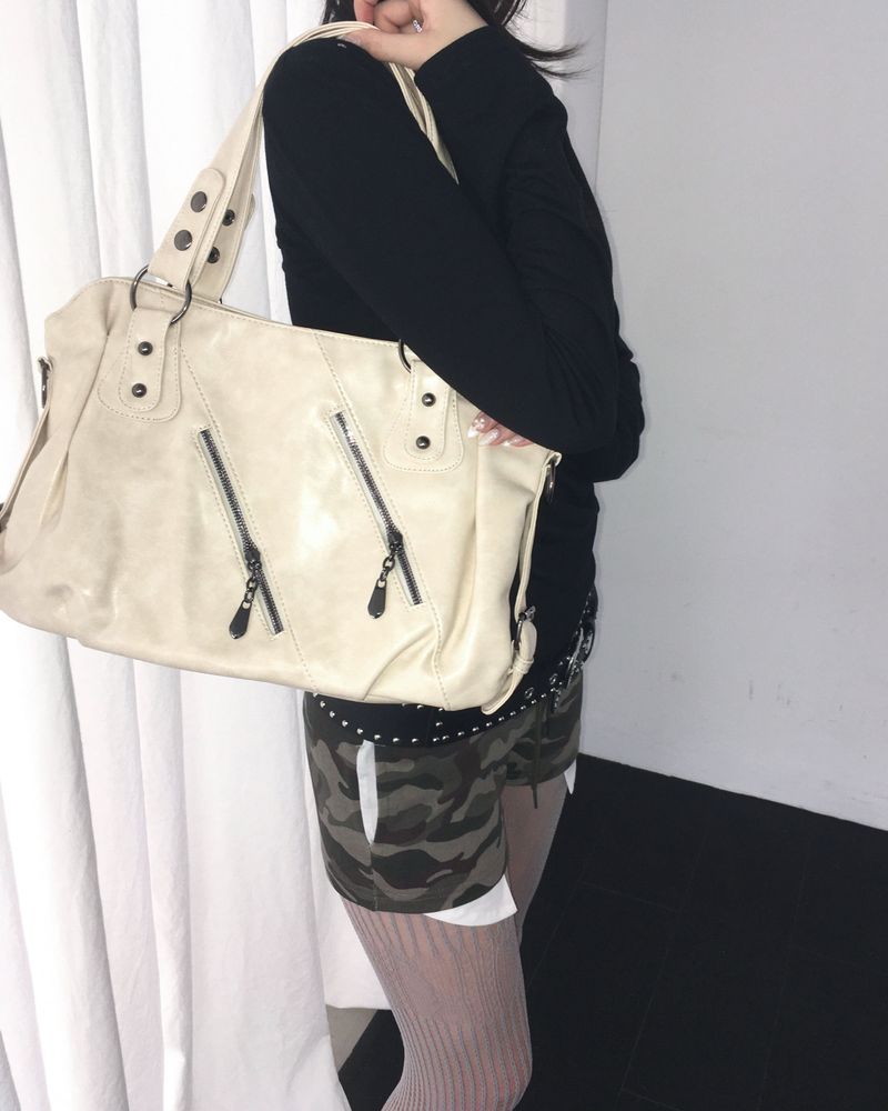 Double zipper bag