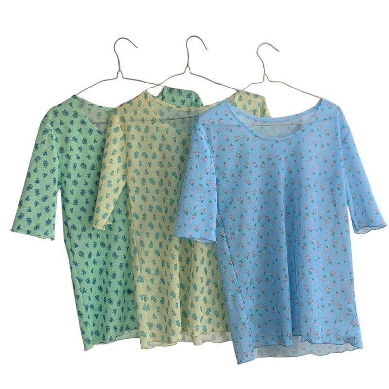 flower mesh T