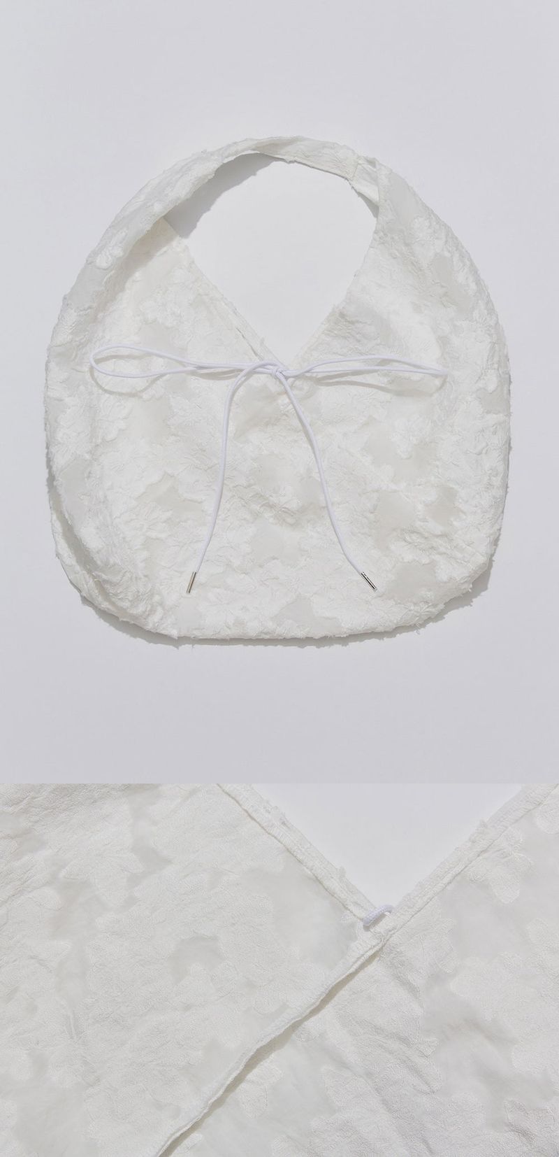 Jeanne Garden Shoulder Bag_White