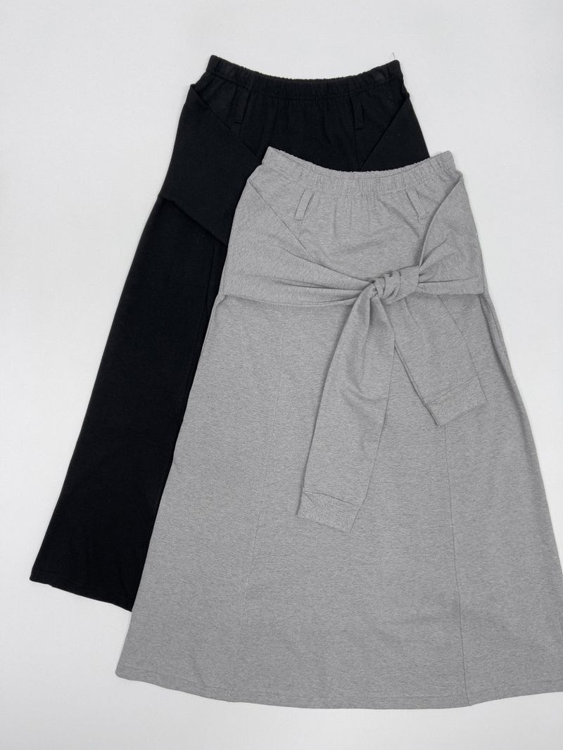 Tie Training Banding Long Skirt