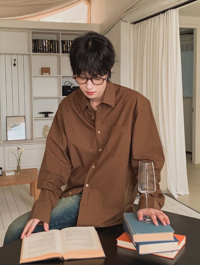 ノッキングクラシックロングスリーブシャツ