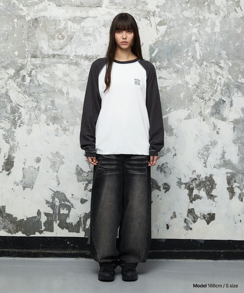 mahagrid(マハグリッド)の「WASHED POCKET DENIM PANTS_BLACK(Pants)」