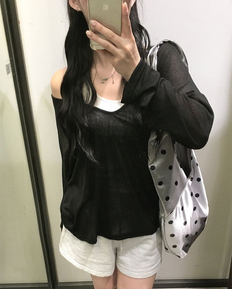 [Layered] Ribbed Halter Sleeveless T-Shirt (5 colors)