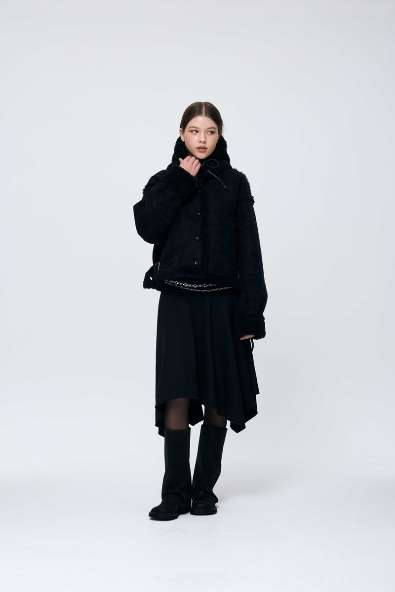 ADORABLE HOOD MUSTANG / BLACK