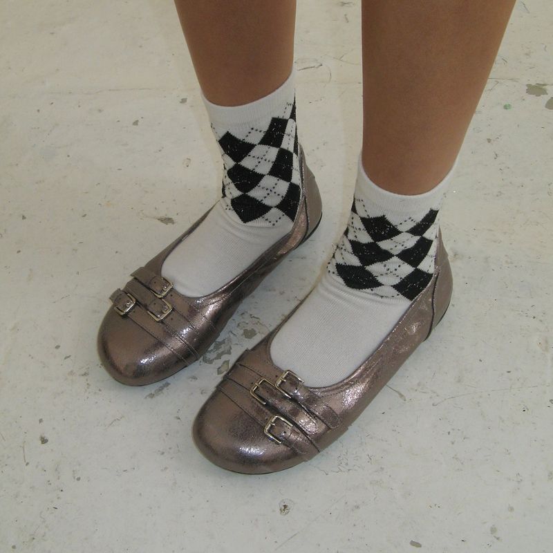 Closet 0040. Three Belted Flat Shoes - 3colors
