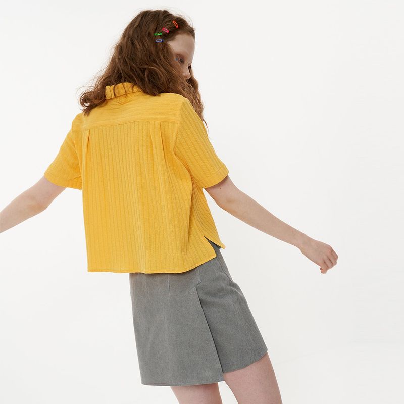 Knit Shirt [Yellow]