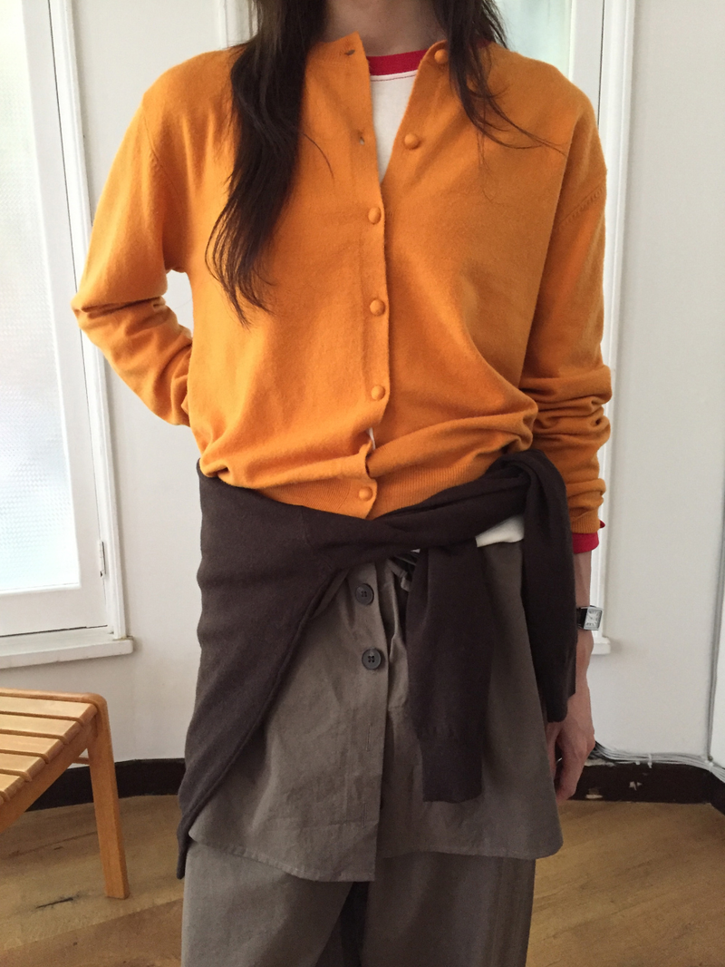 Contour Bean Cardigan (6color)