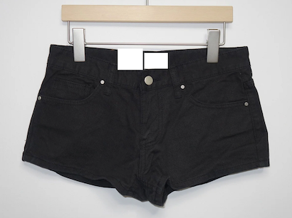 black short pants