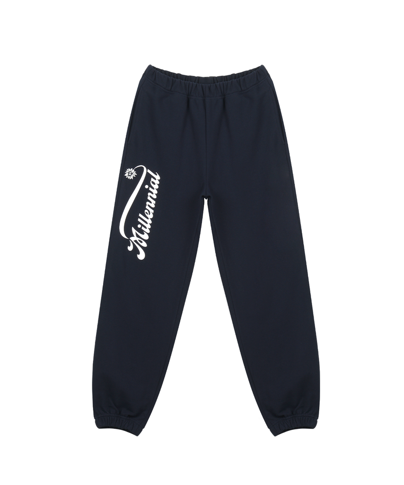 ITZAVIBE（イッザバイブ）の「MILLENNIAL FLOWER JOGGER PANTS - NAVY（Pants）」