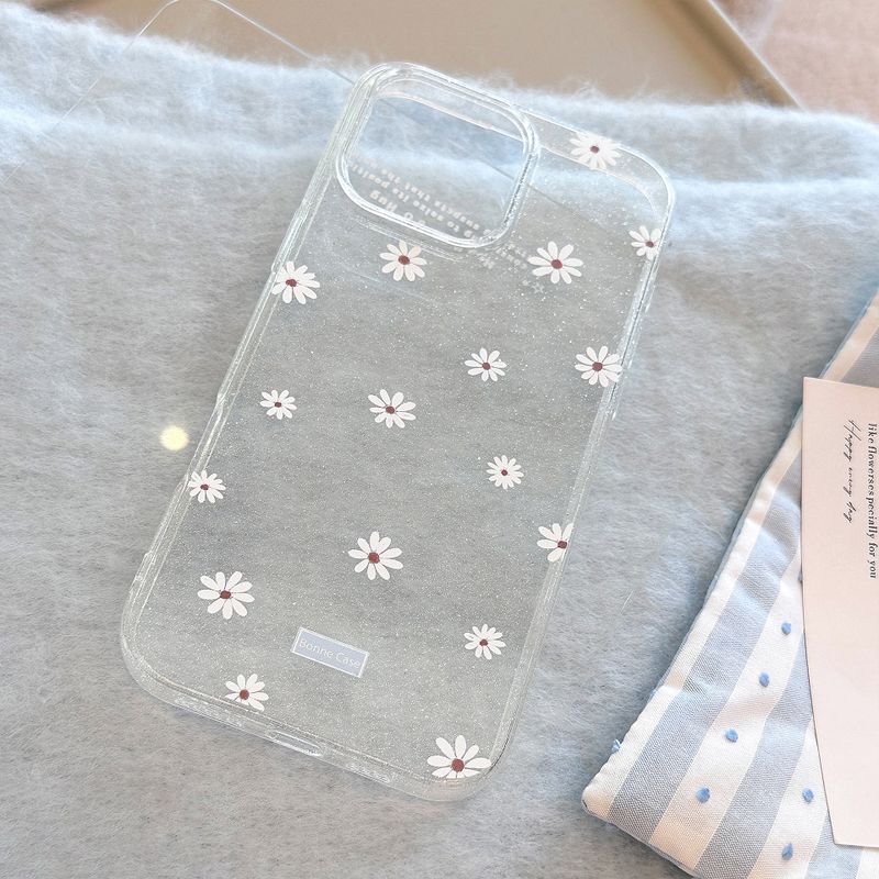 Summer Blue Flower Mirror Stand iPhone Case