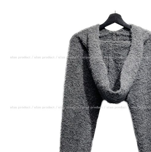 Kaya Boucle Bolero Hood