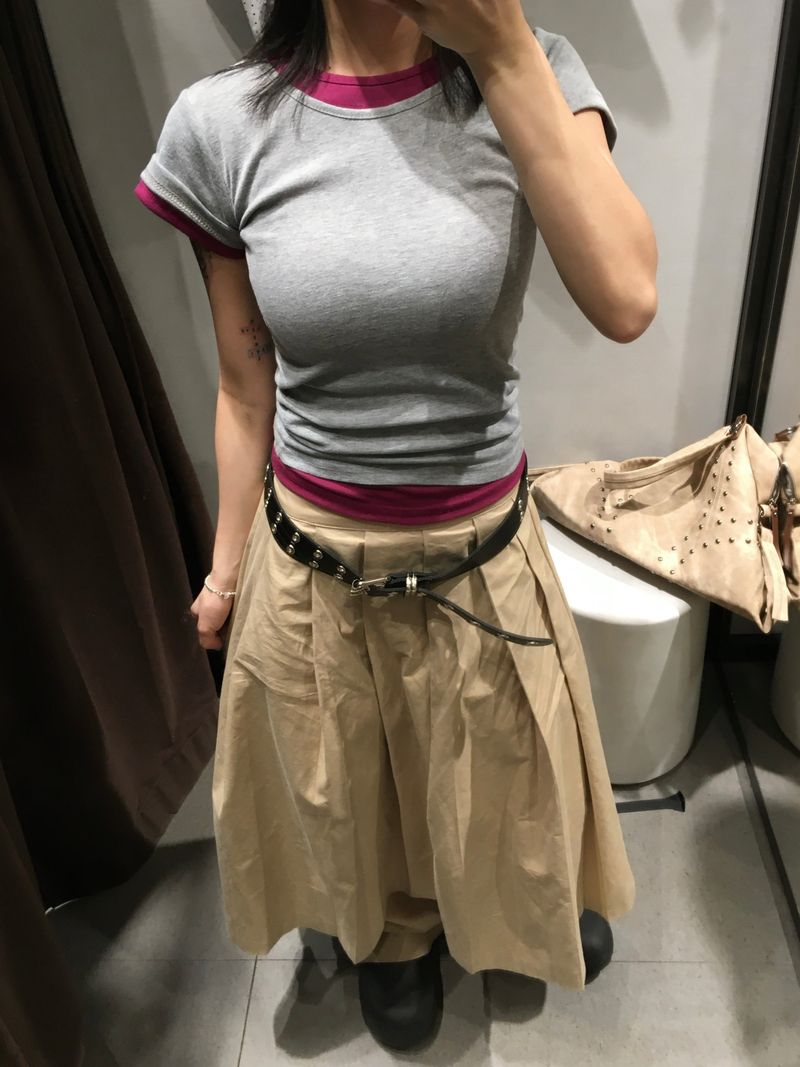 Coco Layered Skirt Pants (2c)