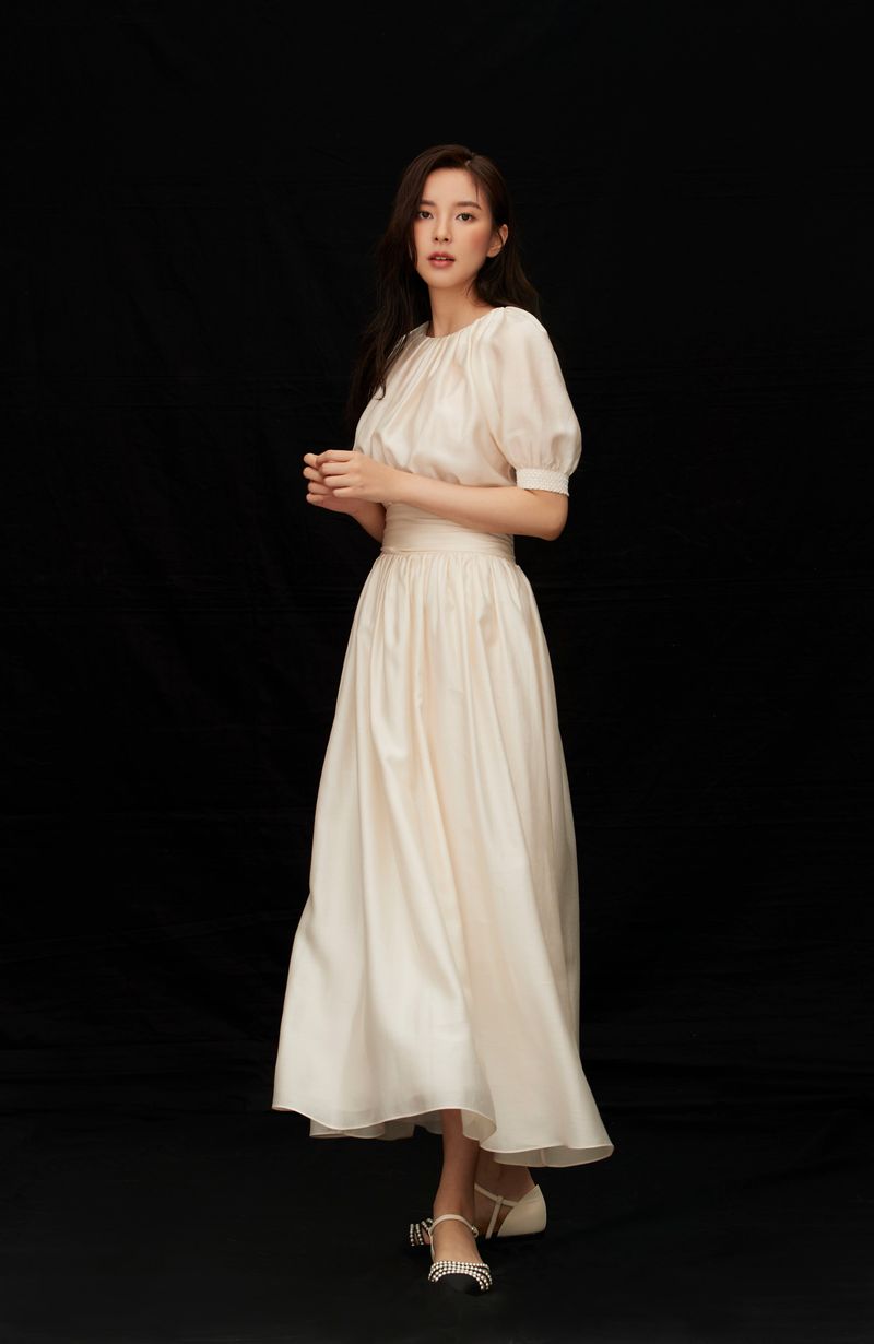 NO.4 DRESS - CREAM