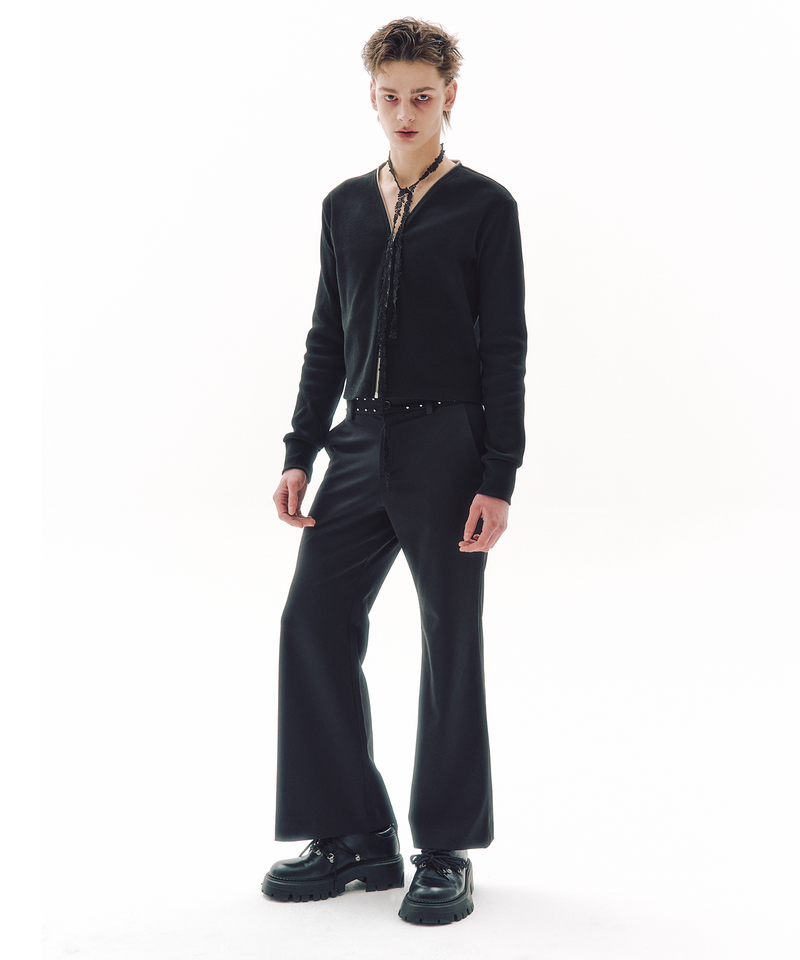 RIVET LINE BOOTCUT SLACKS