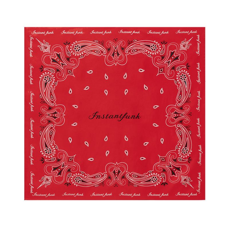 Paisley-print silk scarf top
