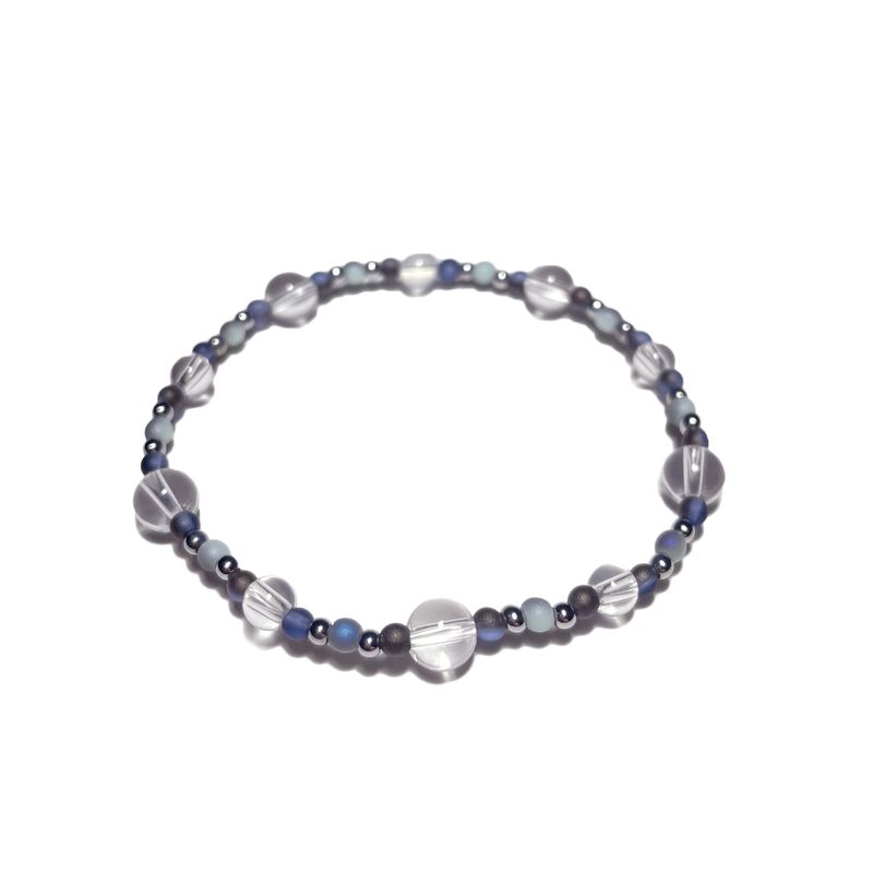 Kichikichiyaya(キチキチヤヤ)の「Kichikichiyaya Bracelet 007 Blue Crystal(Accessories)」