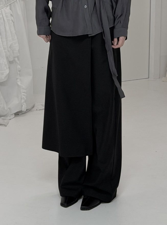 Merom Wrap Skirt Pants