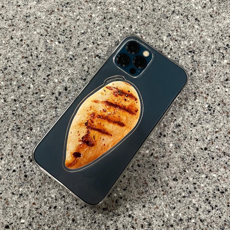 quattrocomma(クアトロコンマ)の「chicken breast smart tok(sticker type)(Smartphone Accessories)」
