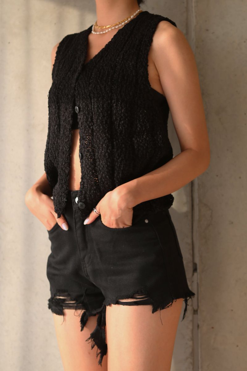 ROZELY SUMMER KNIT VEST