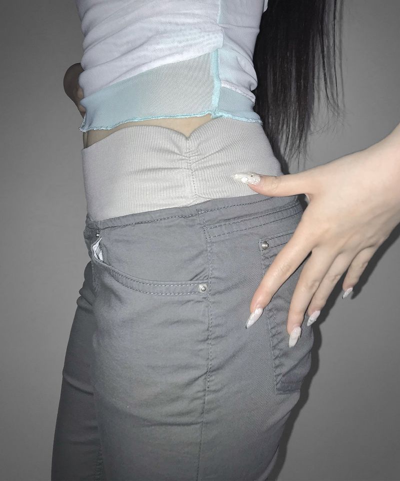 ローシャーリングブーツカットパンツ (2colors)