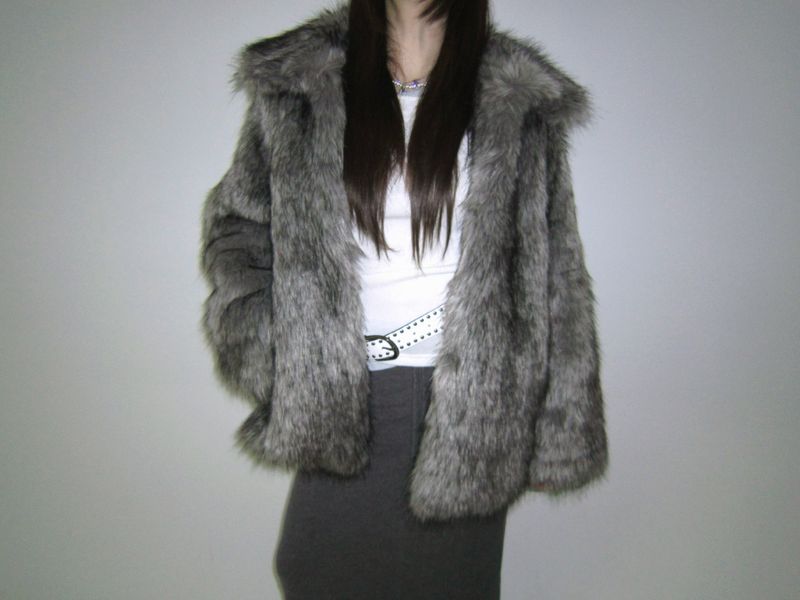 High neck fur-JK