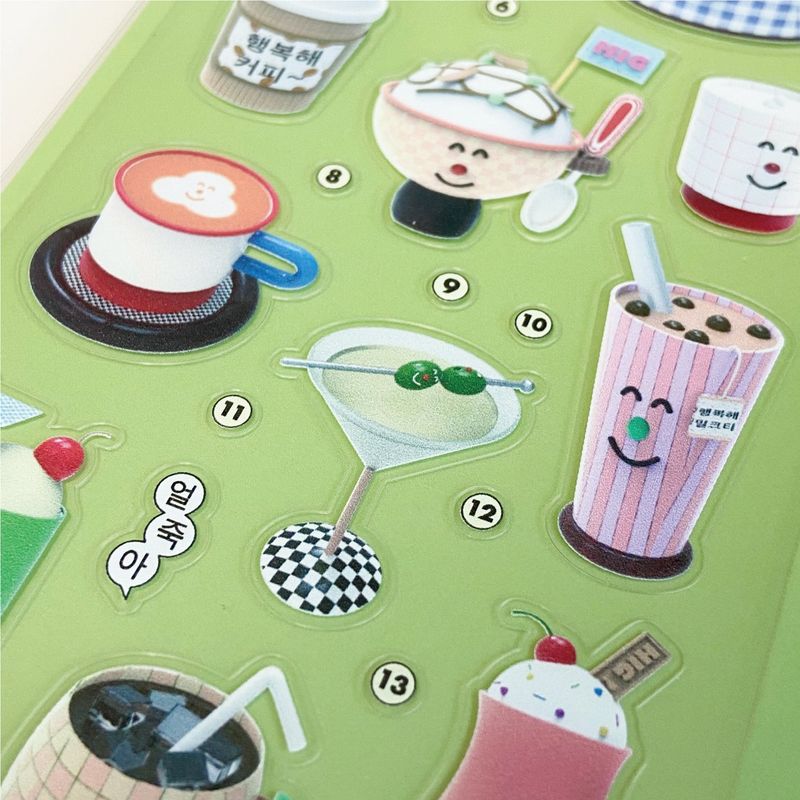 happy drink sticker