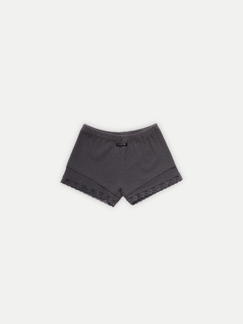 Colocynth（コロシンス）の「Anfora レース ショーツ ダークグレー（パンツ）」