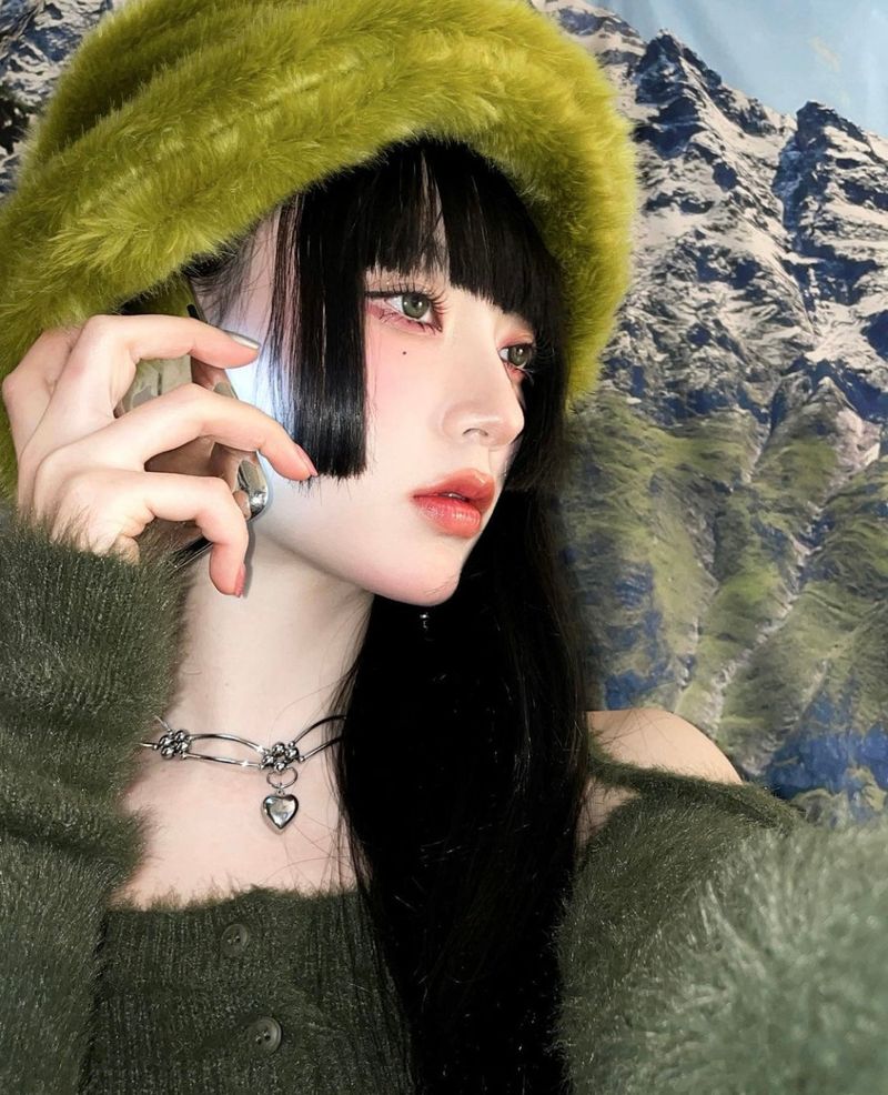 Heart Braid Chocker (wear by Aespa Ningning)