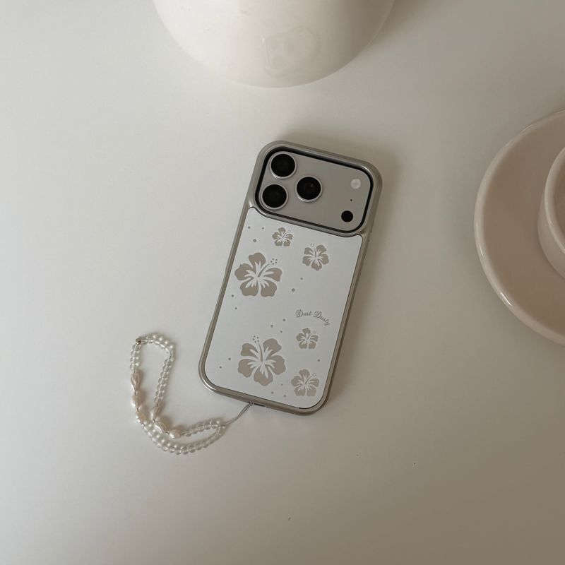 hibiscus mirror bumper case [3 color]