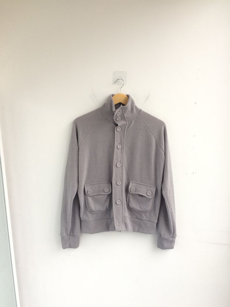 soft-touch raglan knit jacket