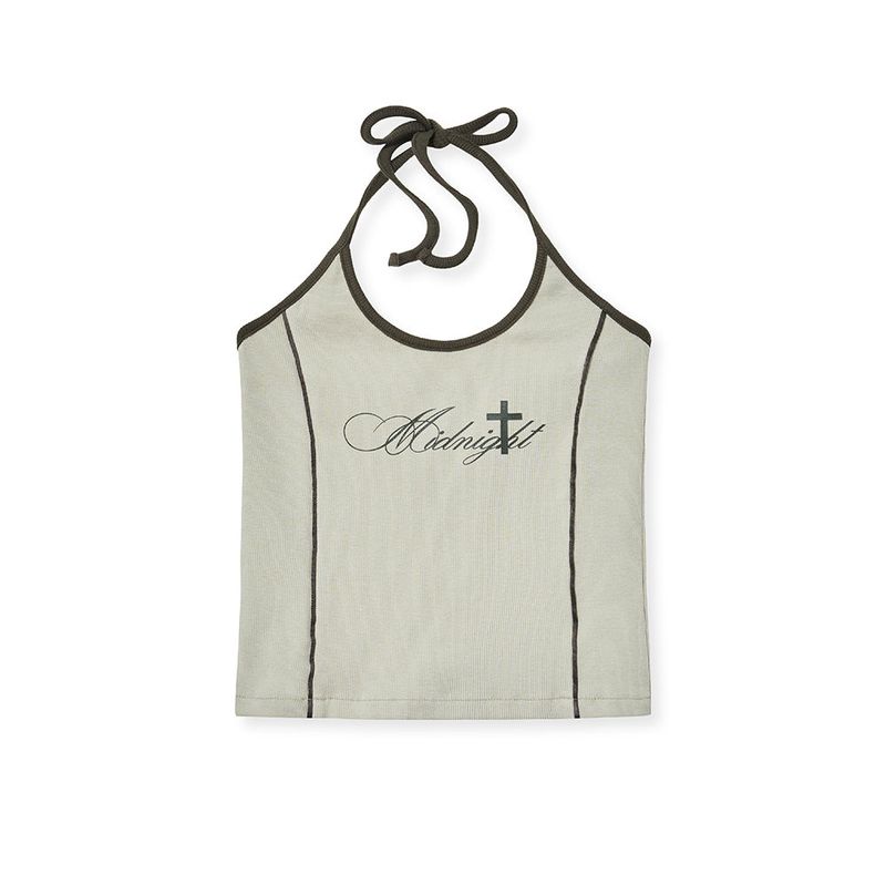 MIDNIGHT MOVE（ミッドナイトムーブ）の「line top (khaki)（Tops）」