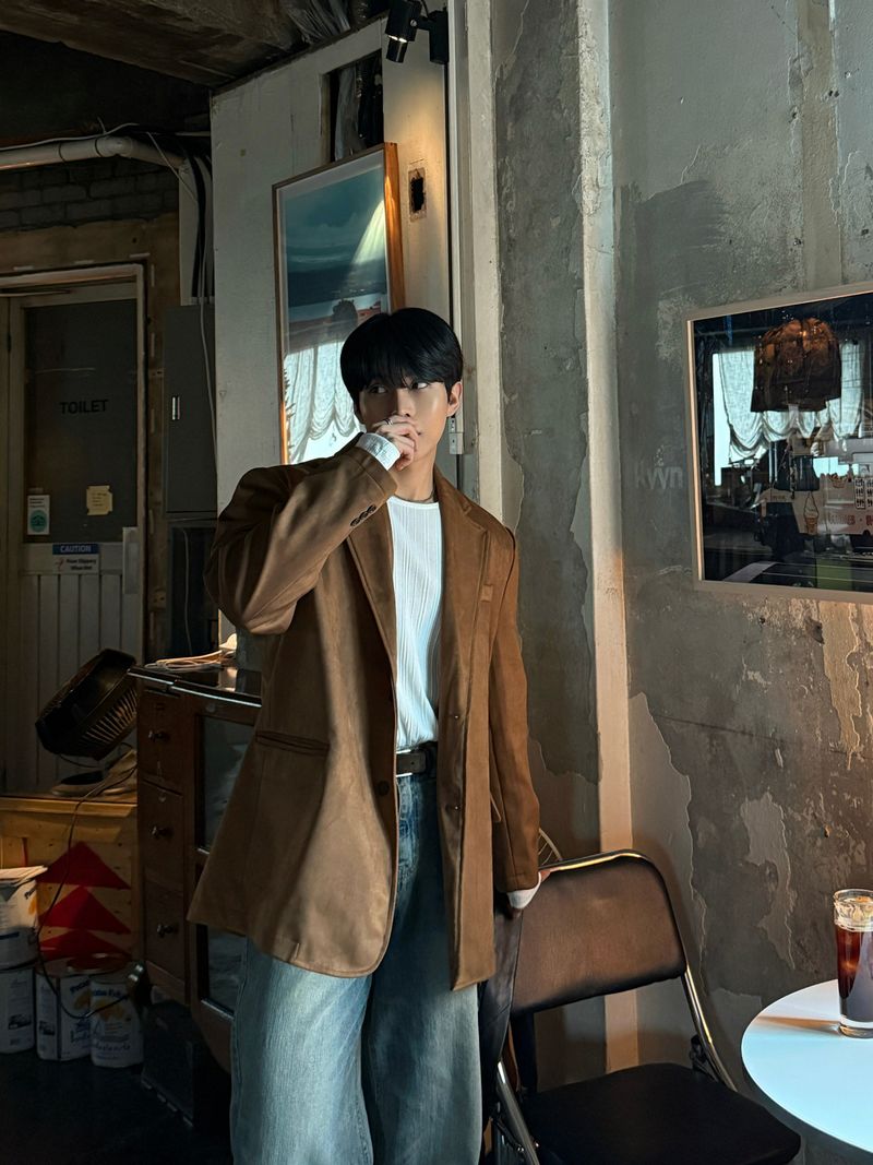 Brunch suede blazer jacket