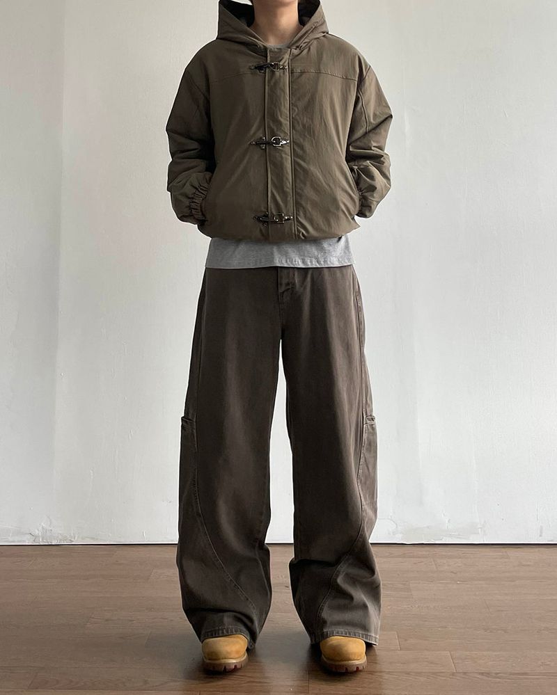 Fireman Buckle Hooded Jumper