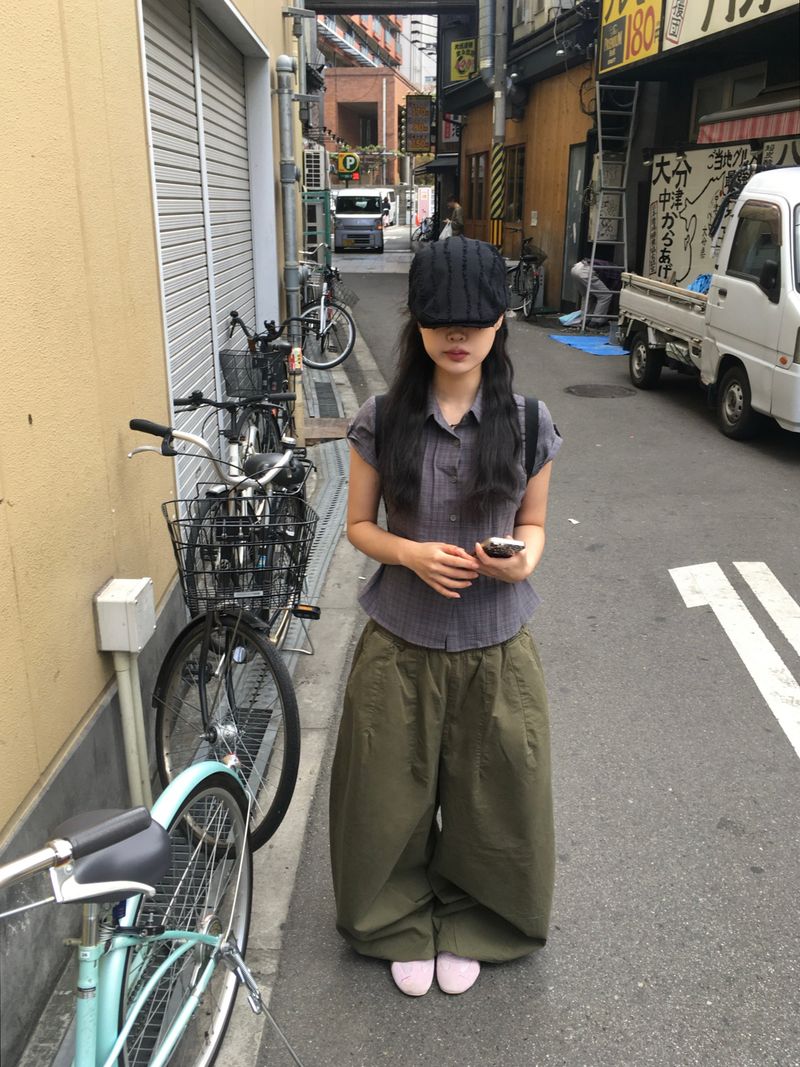 ownmind（オウンマインド）の「checke roll-up shirt（Tops）」