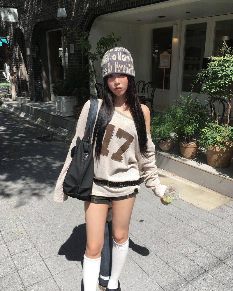 Lettering beanie